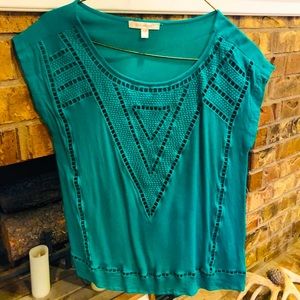 Sky’s are Blue XS Reginald Crochet Detailed top